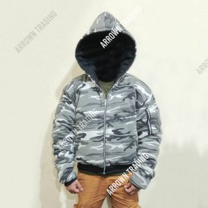 Camo Bomber Jacket Reversible